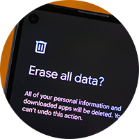 Kompletno brisanje podataka